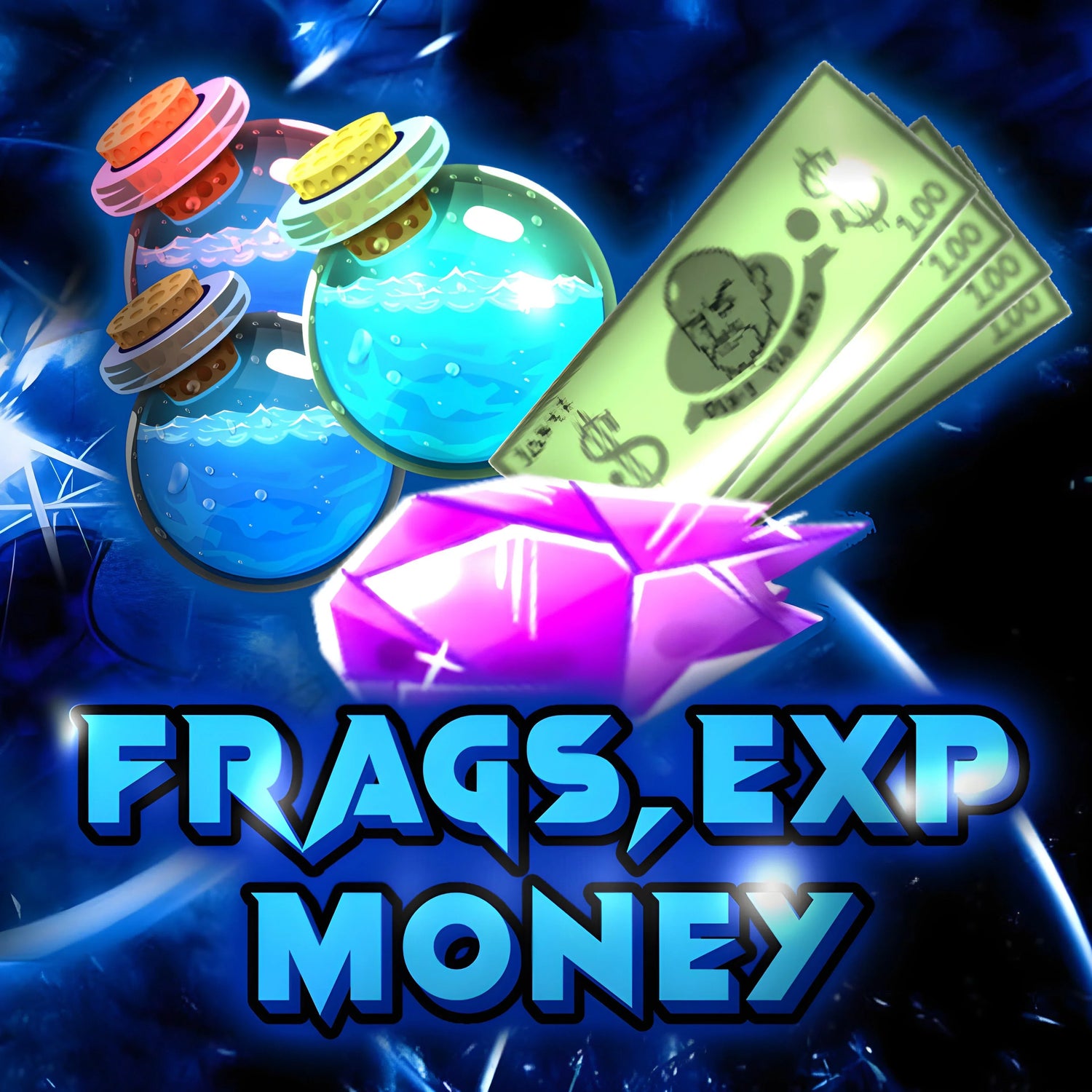 Exp, Frags and Money